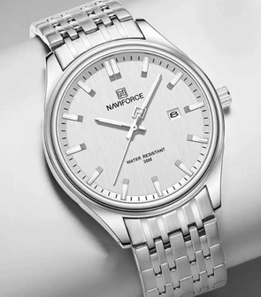 NAVIFORCE NF8039 Silver White