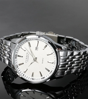 CURREN 8052 Silver White