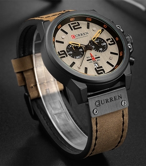 CURREN 8314 Choclate White