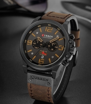 CURREN 8314 Coffee Black