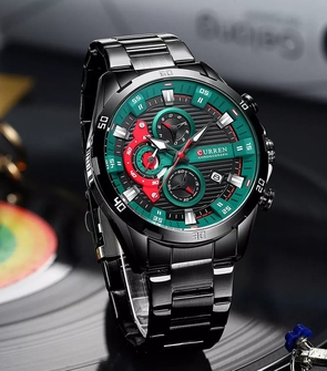 CURREN 8402 Black Green