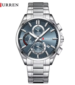 CURREN 8475 Silver Blue