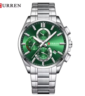CURREN 8475 Silver Green