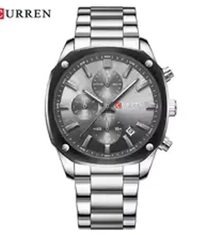 CURREN 8490 Silver Ash