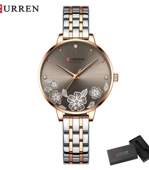CURREN 9068 Silver Rose Coffee