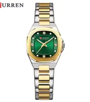 CURREN 9104 Silver Gold Green