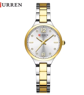 CURREN 9105 Silver Gold White