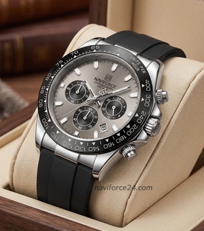 NAVIFORCE NF8054 Black Silver Ash