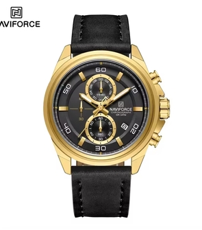 NAVIFORCE NF8075 Black Gold Black