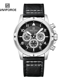 NAVIFORCE NF8077 Black Silver