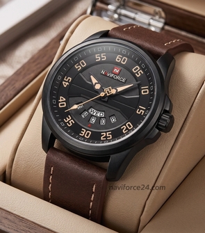 NAVIFORCE NF9124 Coffee Black