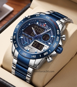 NAVIFORCE NF9171 Silver Blue Black