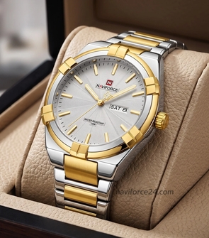 NAVIFORCE NF9218 Silver Gold White