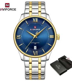 NAVIFORCE NF9272S SILVER GOLD BLUE