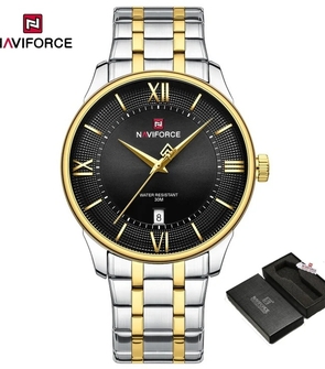 NAVIFORCE NF9272S SILVER GOLD BLACK
