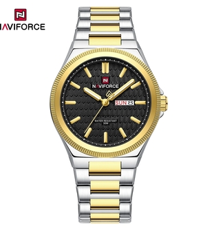 NAVIFORCE NF9285 Silver Gold Black