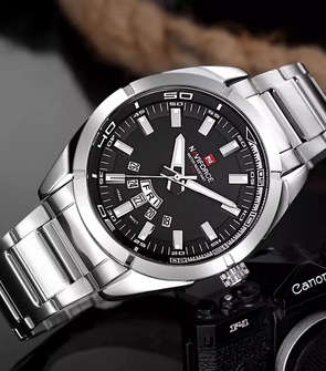 NAVIFORCE NF9038 Silver Black