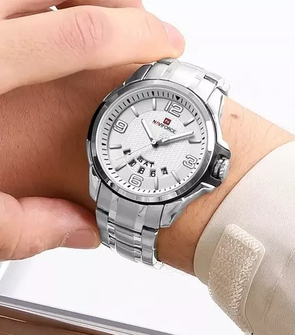 NAVIFORCE NF9215 Silver White