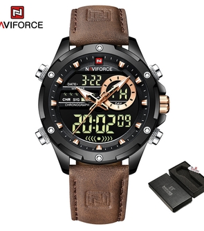 NAVIFORCE NF9208 Coffee Black