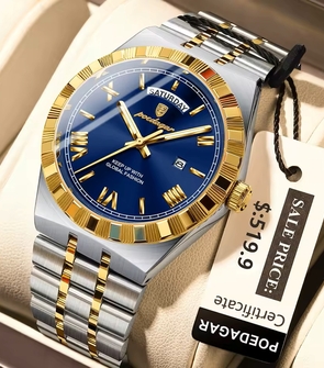 POEDAGAR 675 Silver Gold Blue