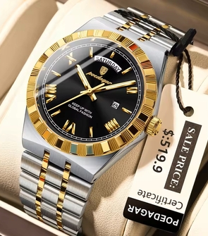 POEDAGAR 675 Silver Gold Black