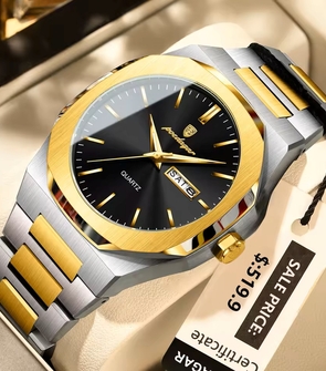 POEDAGAR 825 Silver Gold Black