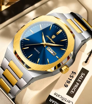 POEDAGAR 825 Silver Gold Blue