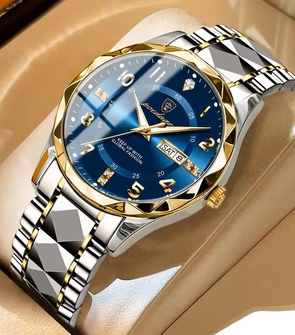 POEDAGAR 858 Silver Gold Blue Gold