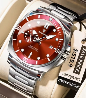 POEDAGAR 873 Silver Red