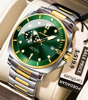 POEDAGAR 873 Silver Gold Green
