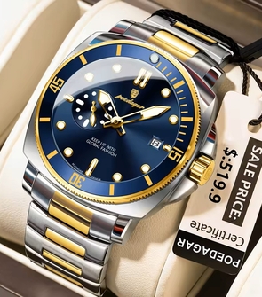 POEDAGAR 873 Silver Gold Blue