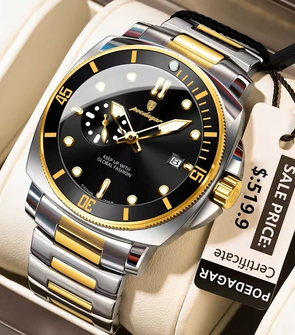 POEDAGAR 873 Silver Gold Black