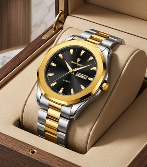 Poedagar 875 Silver Gold Black