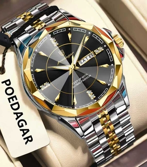 Poedagar 674 Silver Gold Black
