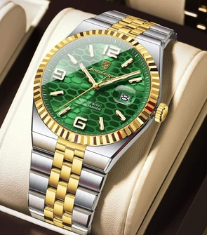 Poedagar 839 Silver Gold Green