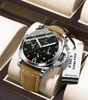 Poedagar 859 Silver Black