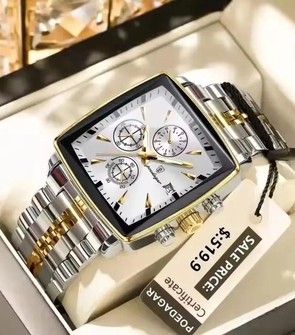 Poedagar 866 Silver Gold White