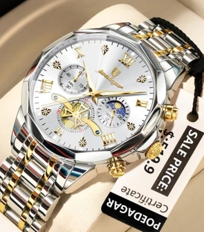 Poedagar 938 Silver Gold White