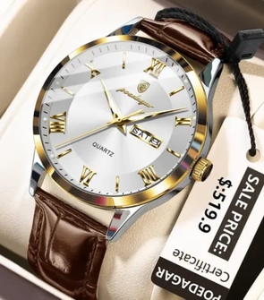Poedagar 978B Coffee Gold White