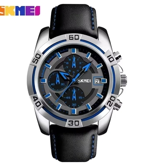 SKMEI 9156 Black Silver Blue