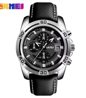 SKMEI 9156 Black Silver Black